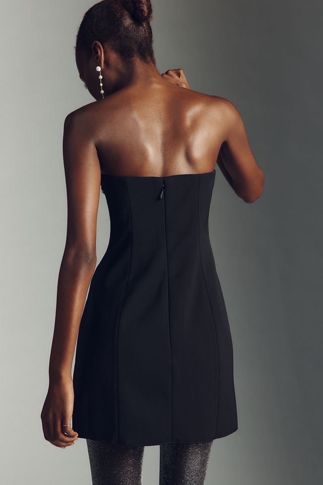 Significant Other Abbey Strapless Metallic Mini Dress #2