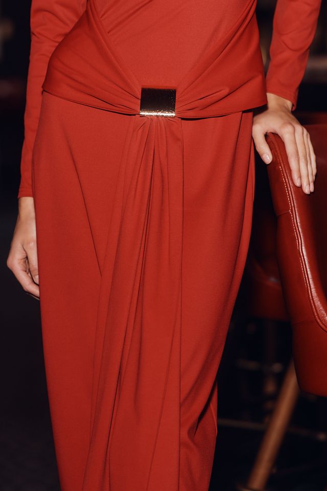 4th & Reckless Mel Draped Maxi Dress #2