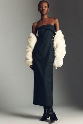 4th & Reckless Margot Strapless Midi Dress