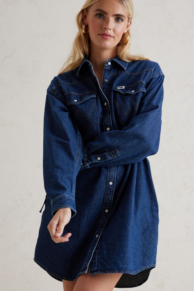 white christmas dresses Wrangler Women's Denim Shirt Dress