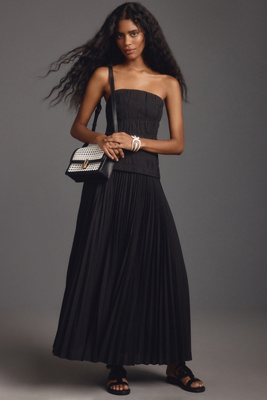 Acler Bristol Strapless Twofer Maxi Dress | Anthropologie
