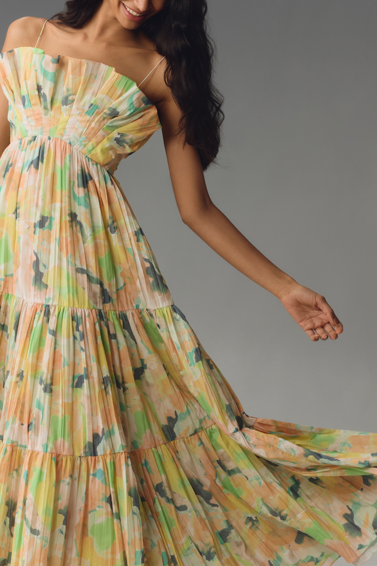 Acler Hetherington Floral Maxi Dress