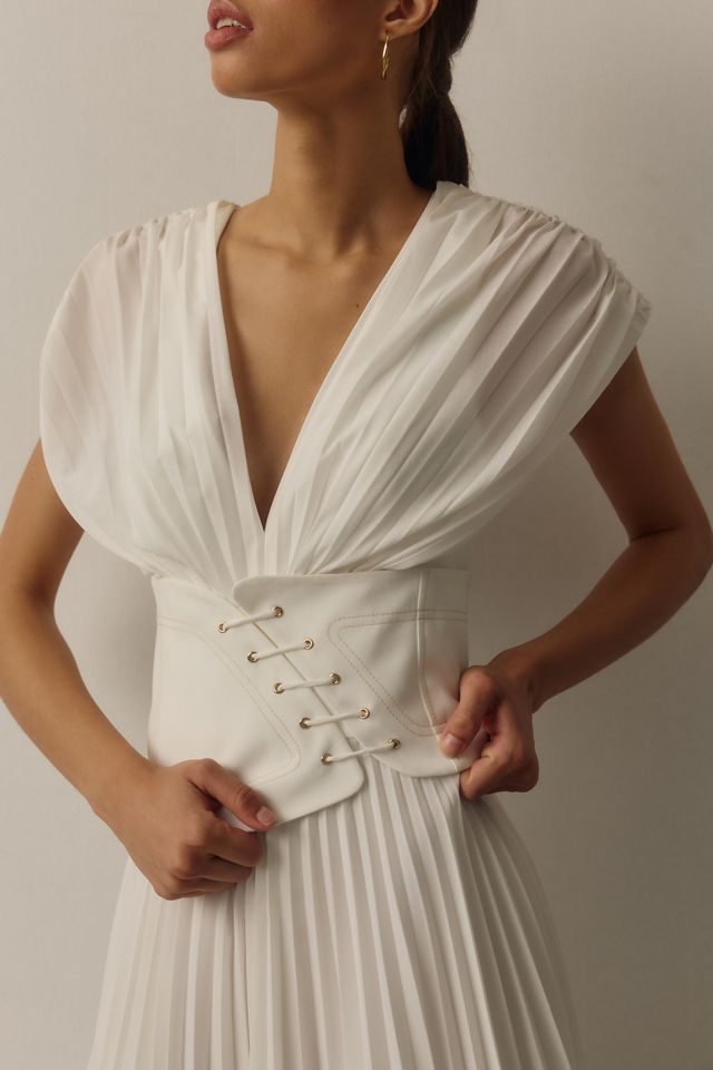 Acler Airlie V-Neck Midi Dress #2