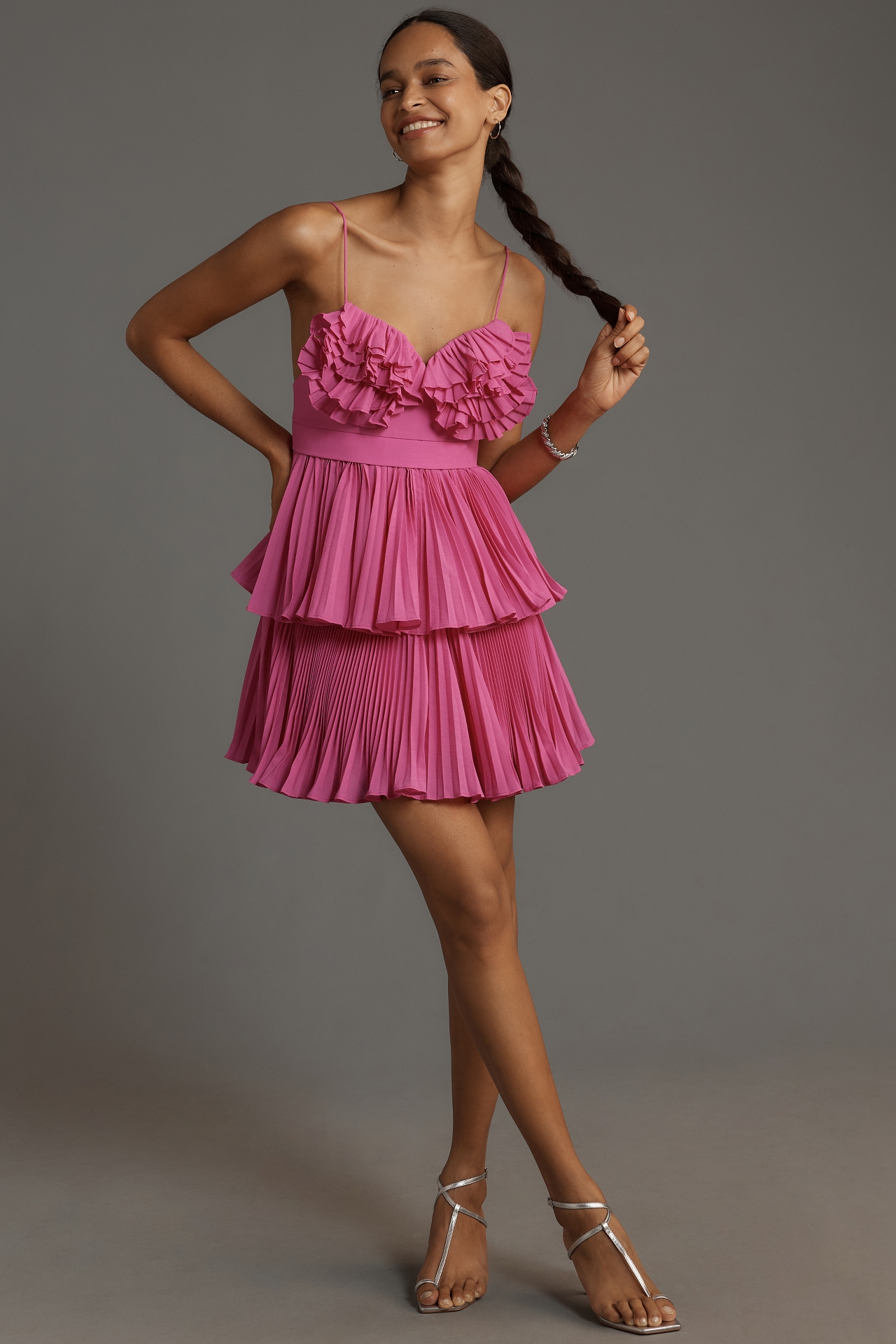 Acler Griffith Ruffled Mini Dress