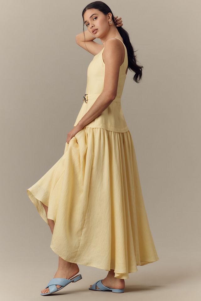 Acler Pennarly Linen Blend Maxi Dress #3
