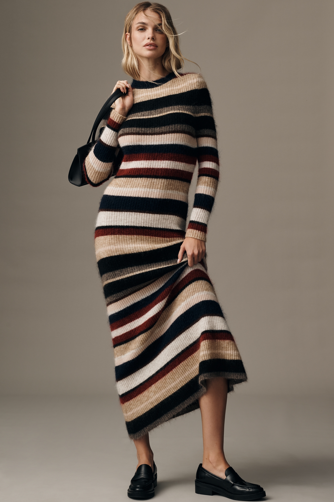 West of Myriam Stripe Sweater Dress