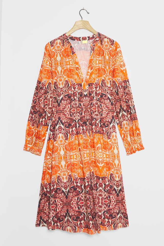 Elayna Midi Dress | Anthropologie