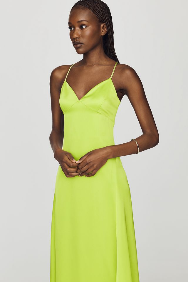 Susana Monaco V-neck Maxi Dress - Green