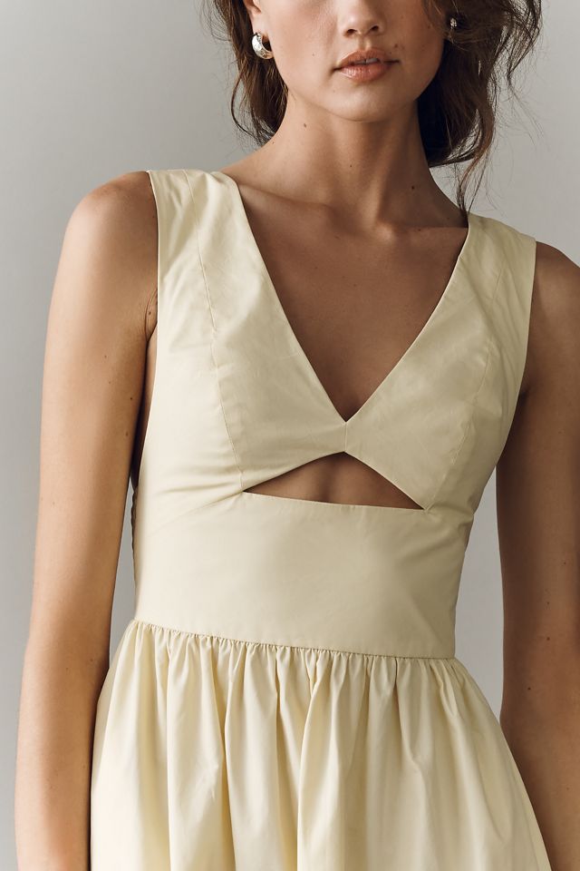 Susana Monaco V-Neck Cotton Maxi Dress #2