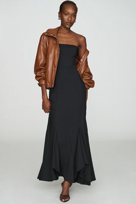 Susana Monaco Flared Hem Maxi Dress