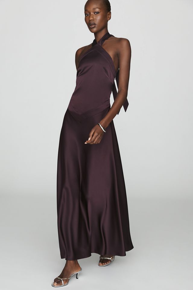 Susana Monaco V-Waist Halter Maxi Dress #2
