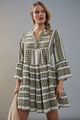 Devotion Twins Embroidered Ella Tunic Dress