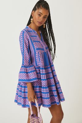 DEVOTION EMBROIDERED ELLA TUNIC DRESS