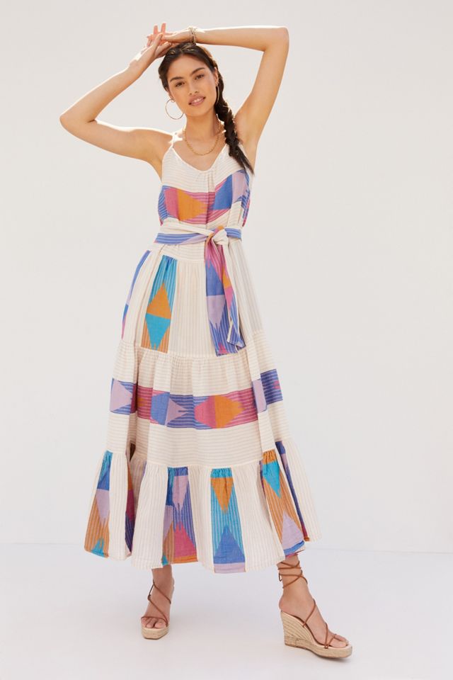 Colorblocked Maxi Dress #3