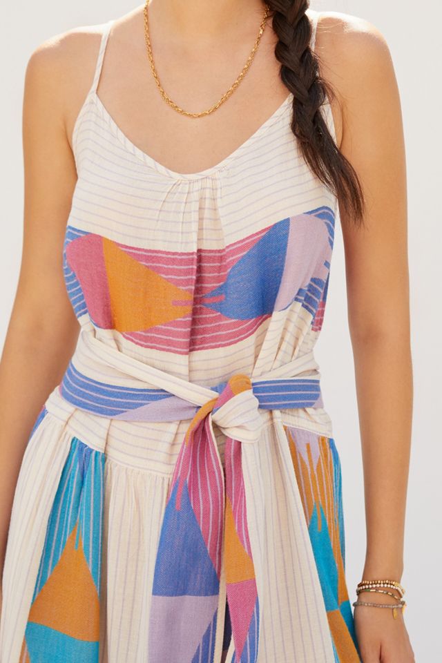 Colorblocked Maxi Dress #4