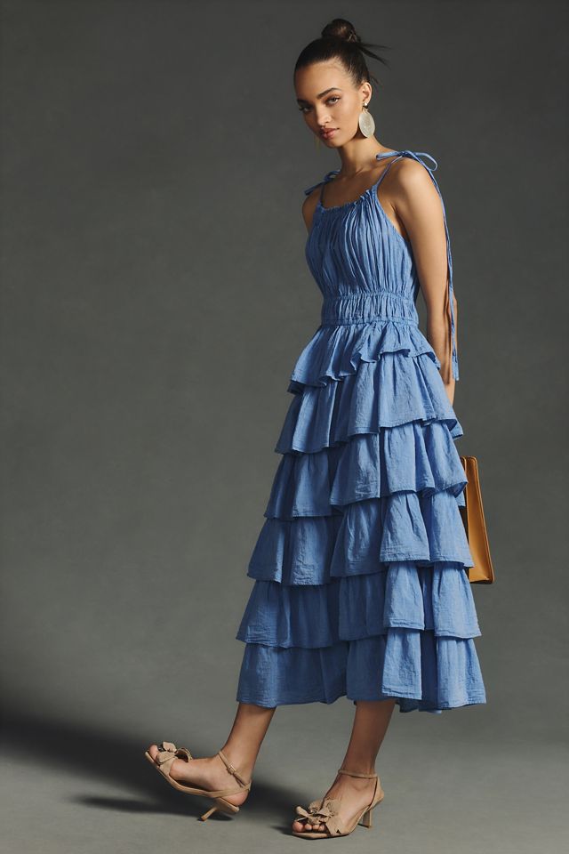 blue dress for baby girl Devotion | Tirquaz Dress –
