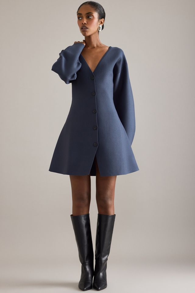 By Anthropologie Robe pull courte sablier #4