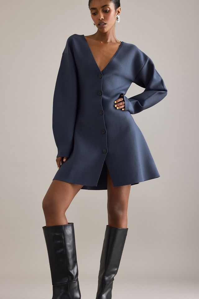 By Anthropologie Robe pull courte sablier #5