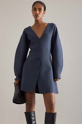 By Anthropologie Hourglass Knit Mini Dress