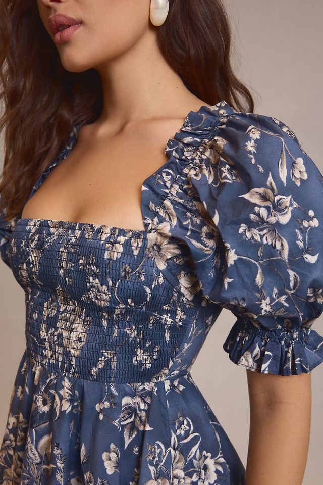 Selkie Puff-Sleeve Mini Dress #4