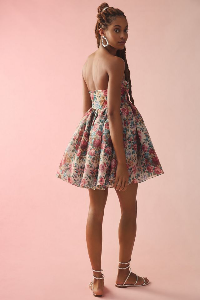 Selkie Mini Vestido sin tirantes #2