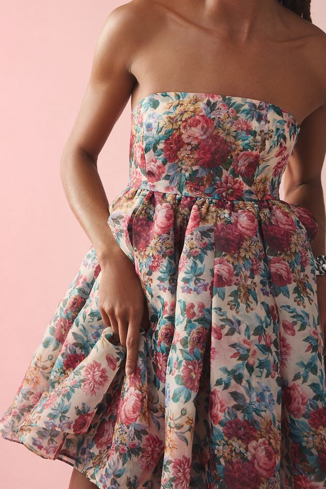 Selkie Mini Vestido sin tirantes #3