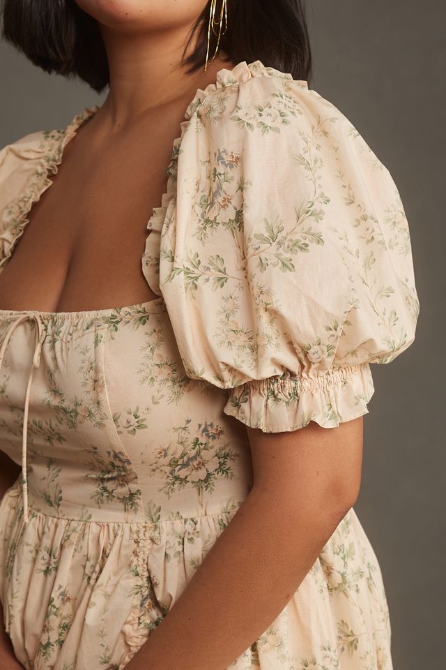 Selkie Puff-Sleeve Romantics Mini Dress #6