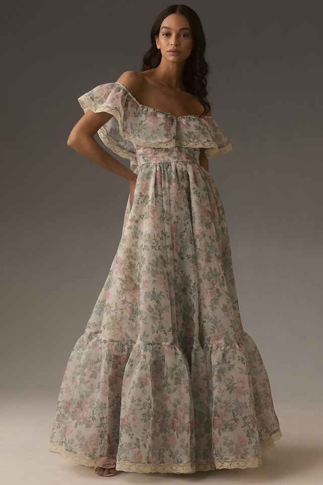 Selkie Orchard House Romance Novel Maxi Dress #1