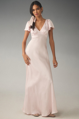 pink and green cocktail dress Green Puffy Tulle with Pink Floral Top Evening Dress Party Dress, Gree –  Cutedressy main image 1