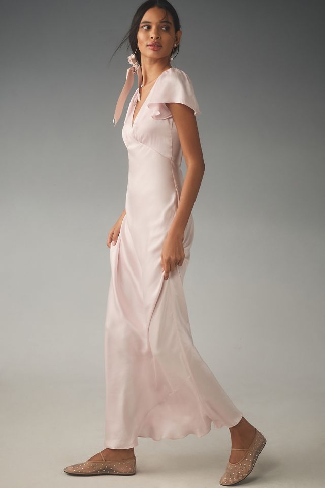 Selkie Ballerina Flutter Slip Maxi Dress #3