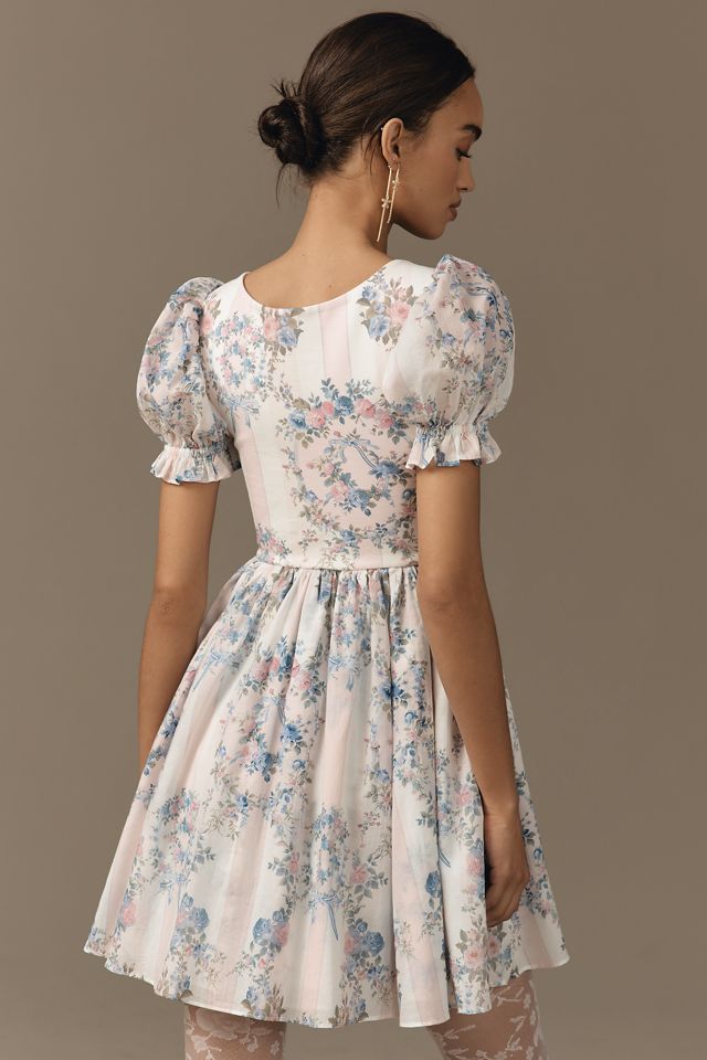 Selkie The Heiress Puff-Sleeve Mini Dress #1