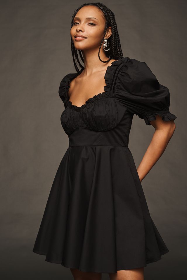 Selkie Plus Puff-Sleeve Mini Dress #2