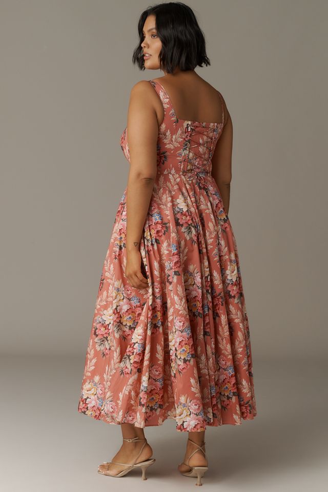 Selkie Plus Sleeveless Square-Neck Midi Dress #1