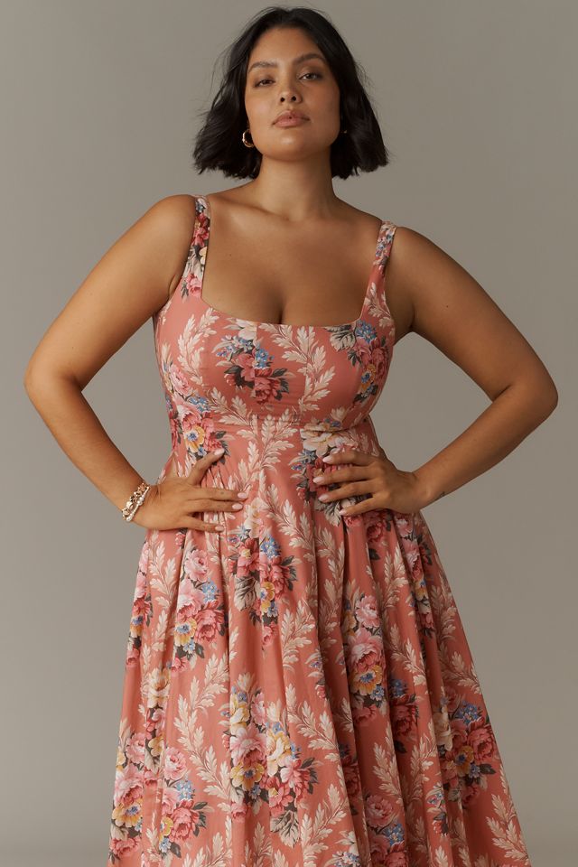 Selkie Plus Sleeveless Square-Neck Midi Dress #2