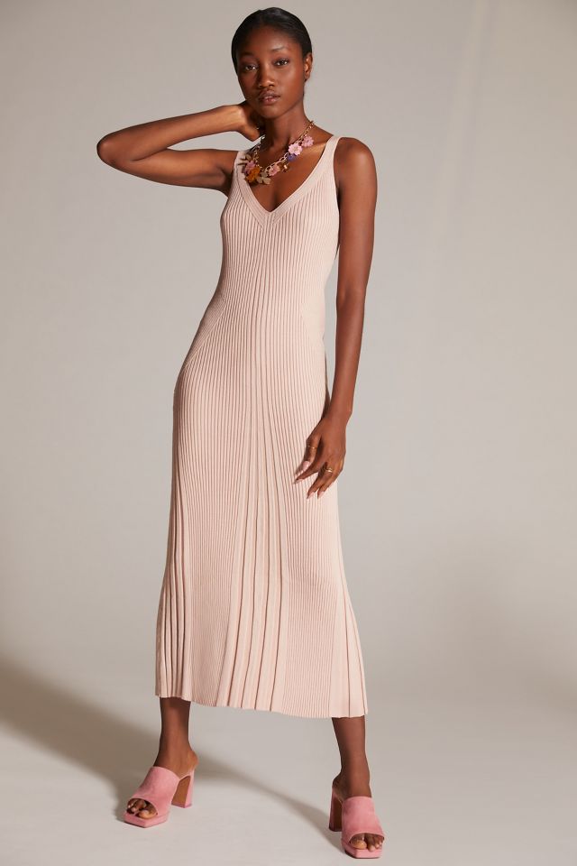 Anthropologie pleated dress sale