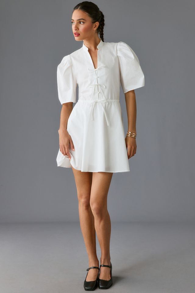 En Saison V-Neck Bow Dress #1