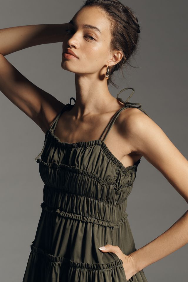 En Saison Marianne Sleeveless Ruched Midi Dress #3
