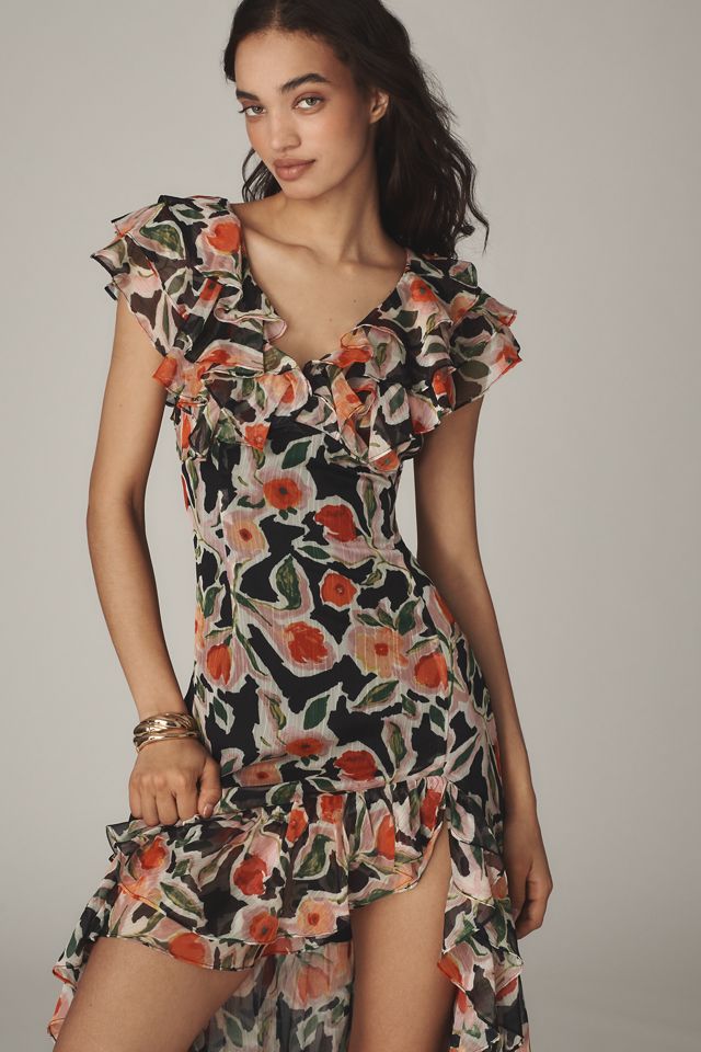 En Saison Eden Chiffon High-Low Maxi Dress #1