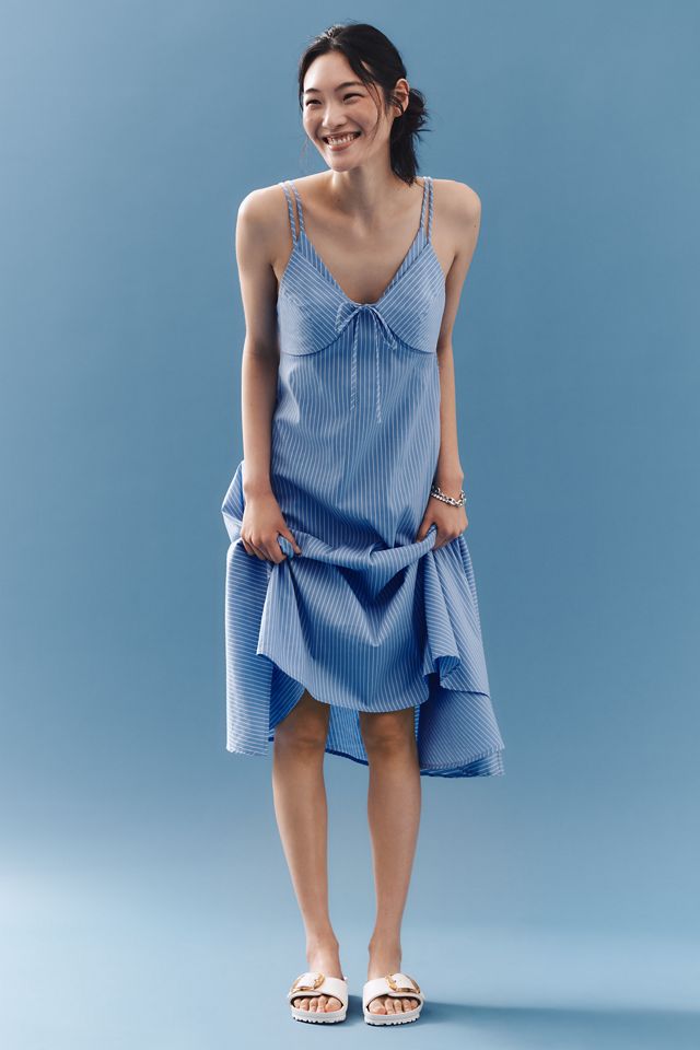 En Saison Lilith Handkerchief-Hem Midi Dress #3