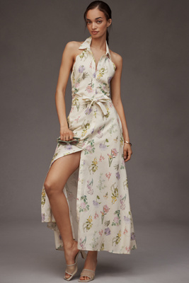 Robe Chemise Mi-Longue Sans Manches Bowen taille: XS chez Anthropologie - En Saison - Modalova