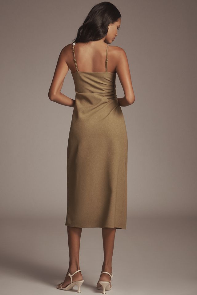 En Saison Lynx Gathered Midi Dress #2