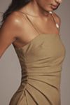 En Saison Lynx Gathered Midi Dress