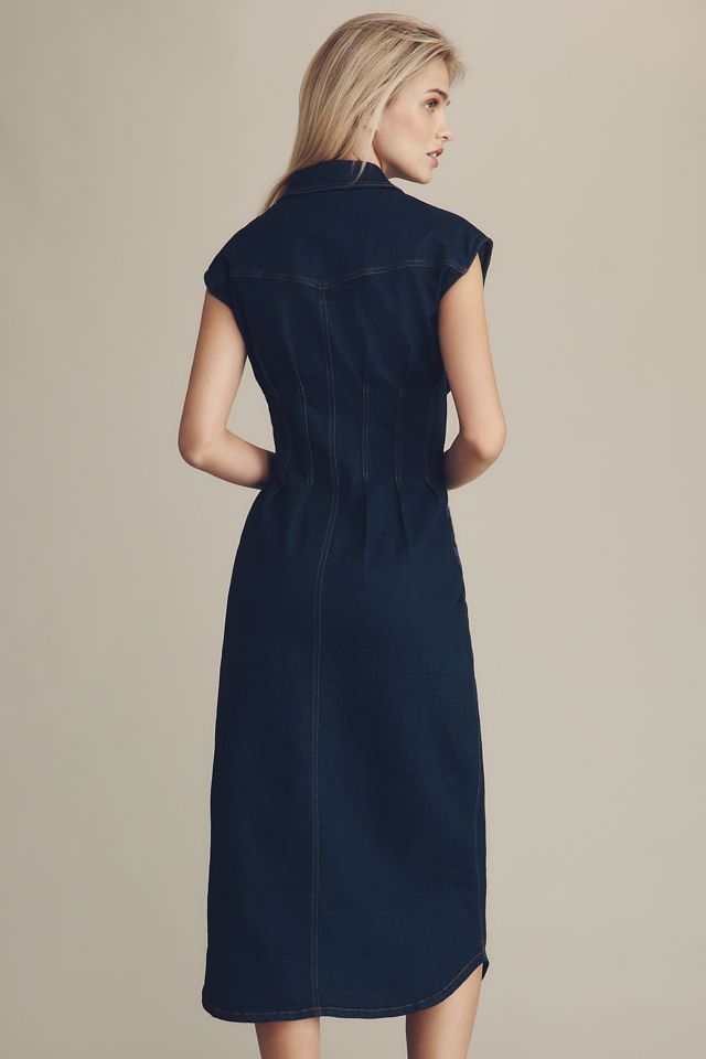 En Saison Eliana Sleeveless Midi Shirt Dress #2