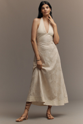 Robe à bretelles en coton et lin Ellis en taille: XS chez Anthropologie - En Saison - Modalova