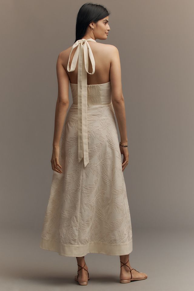 En Saison Ellis Cotton Linen Halter Dress