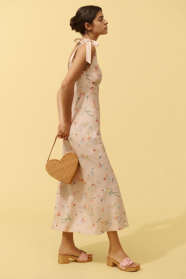 En Saison Mia V-Neck Linen Blend Dress #2