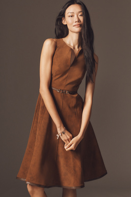 sincerely jules brown suede dress Sunday in Suede  Oh, Julia Ann