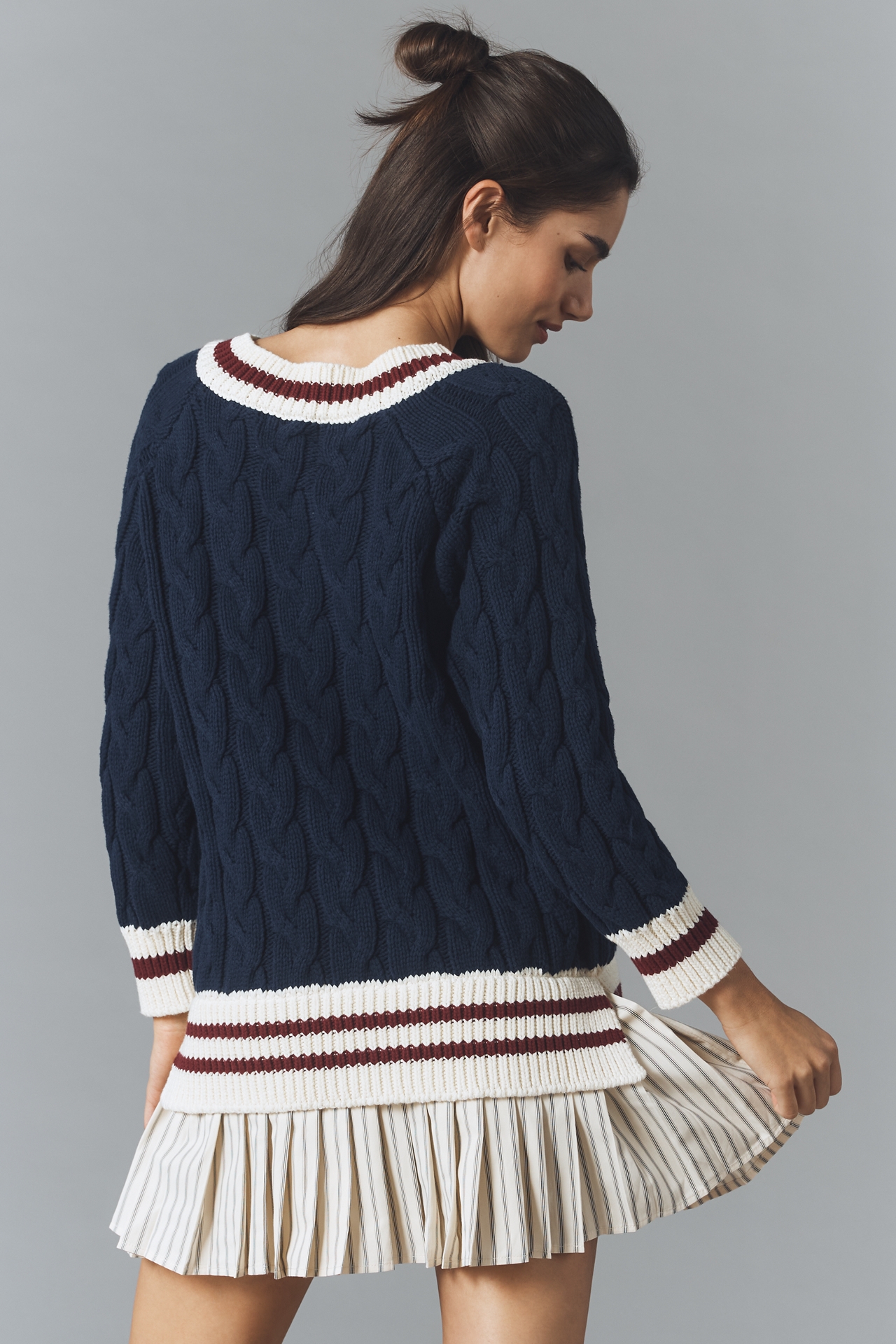 En Saison Knox Twofer Mini Sweater Dress