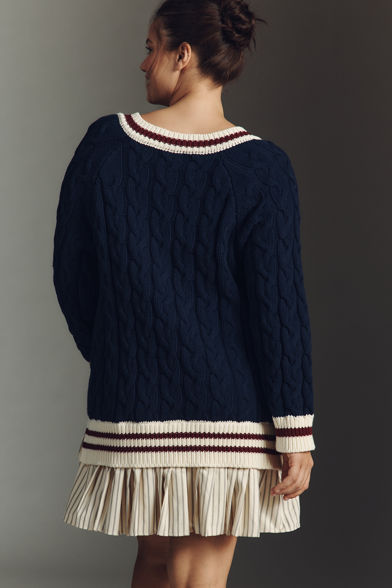 En Saison Knox Twofer Mini Sweater Dress
