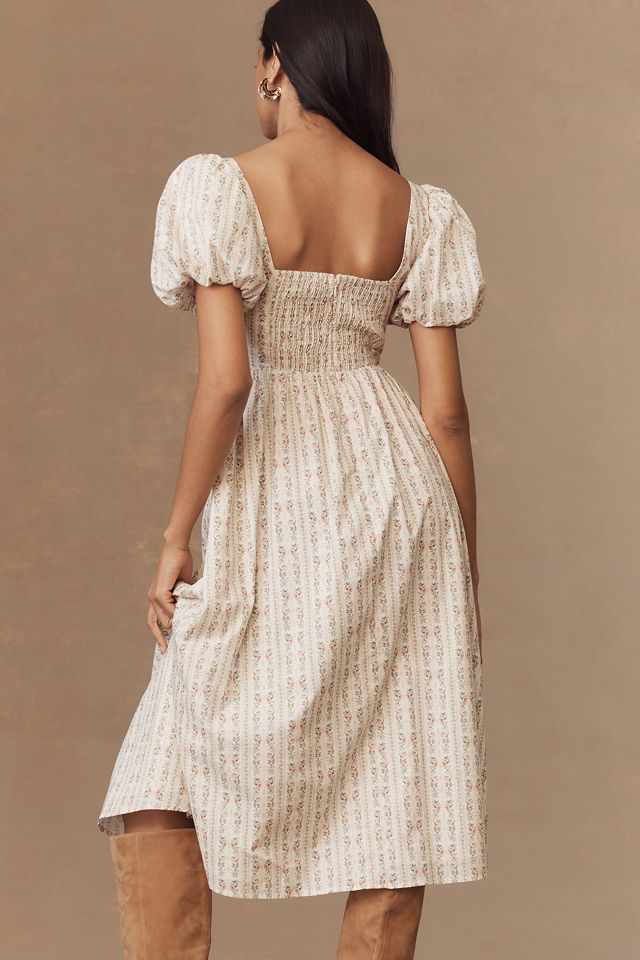 En Saison Rosalia Puff-Sleeve Midi Dress #2
